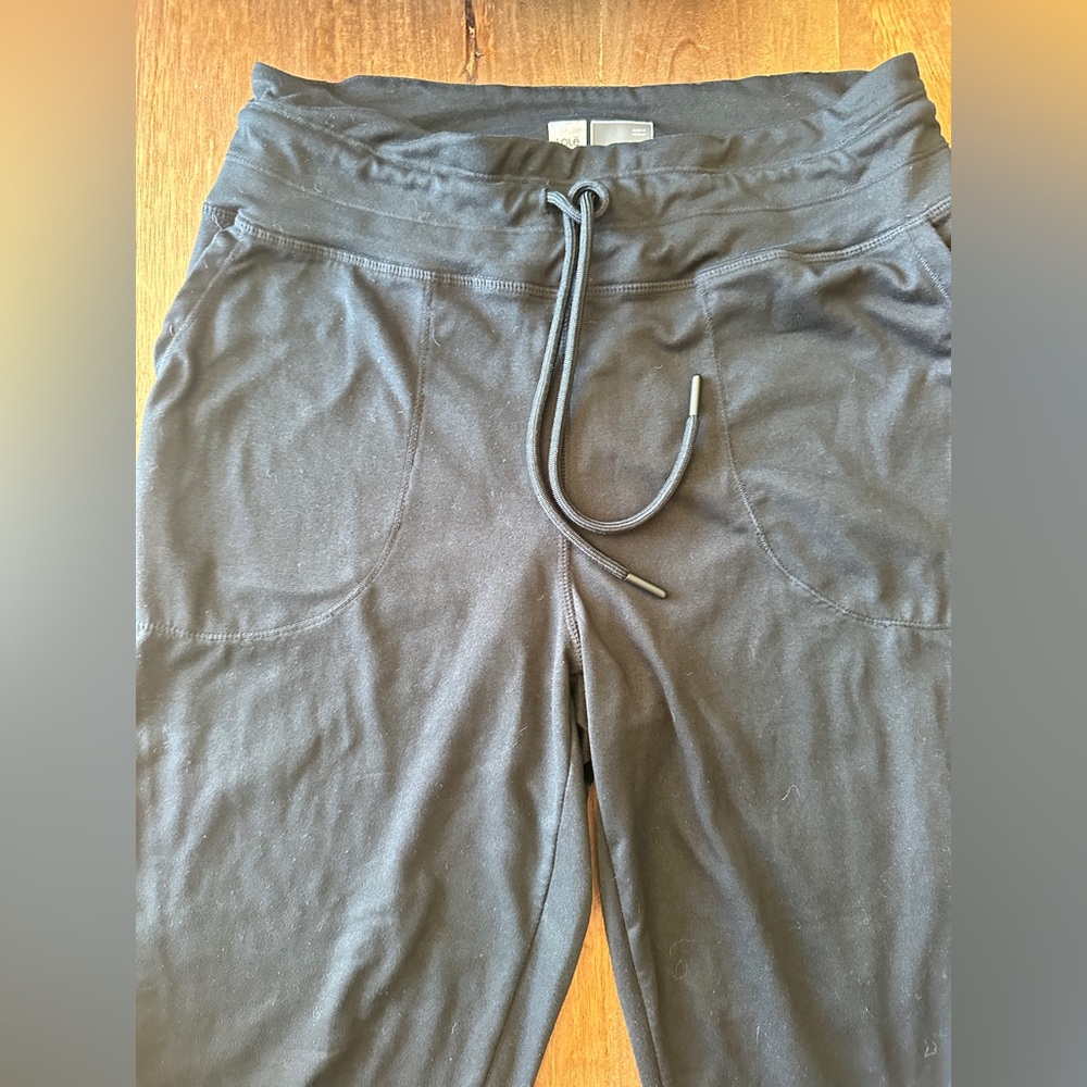 Lole Lounge Jogger Pants Women SMALL Pull-On Drawstring -B